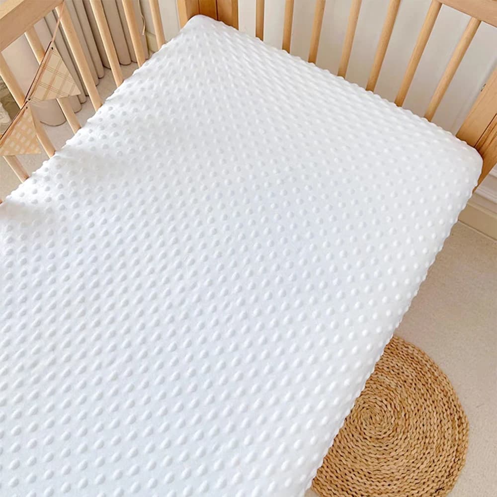 Baby Crib Sheets for Boys Girls Fitted Crib Sheet 1 Pack for Standard Crib and Toddler Mattress Super Soft Microfiber Baby Sheet