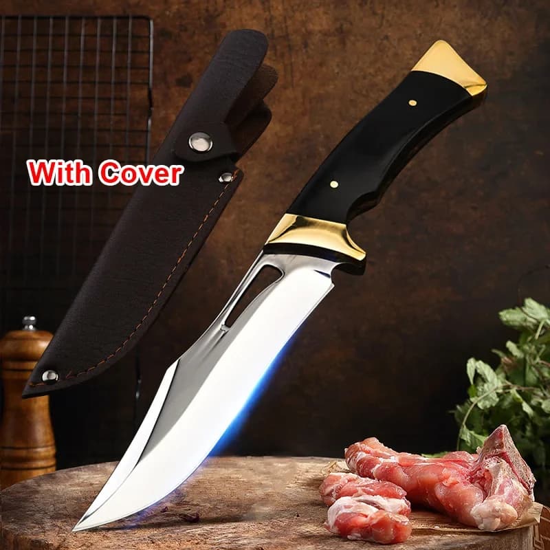 Kitchen Knives Hand Forge Blade Utility Boning Knife Cleaver Meat Fish Fruit Vegetable Chef Slicing Cooking Butcher Boning Knife