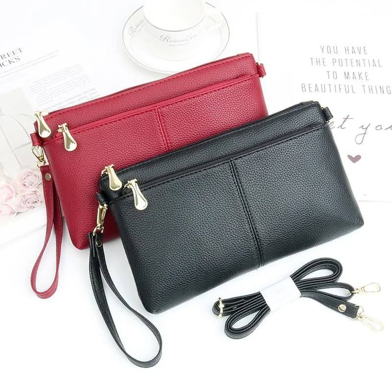 Fashion Women Clutch Bag PU Leather Crossbody Bags Small Shoulder Handbag Female Mobile Phone Purse Bags