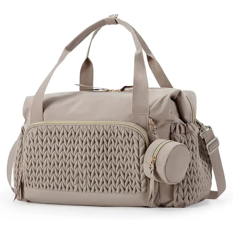 New Baby Diaper Bag Handbag Large Capacity Travel Mum Nappy Bag Delivery Hospital Bag Casual Travel Polyester Nylon Lining Gifts