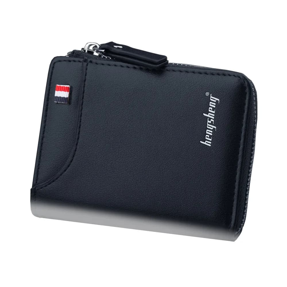 wallet for men short Casual carteras Short Wallets PU Leather Male  billetera hombre luxury small Zipper coins bag cartera hombr