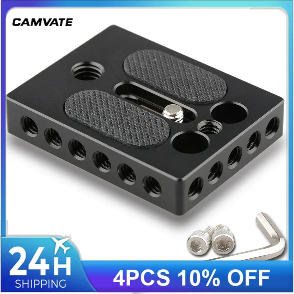 CAMVATE Cheese Plate Camera Baseplate For Canon 60D/70D/50D/40D/5DS/5DSR/7D MarkII/5D MarkII/5D MarkIII/Nikon D610/DF/Sony A99