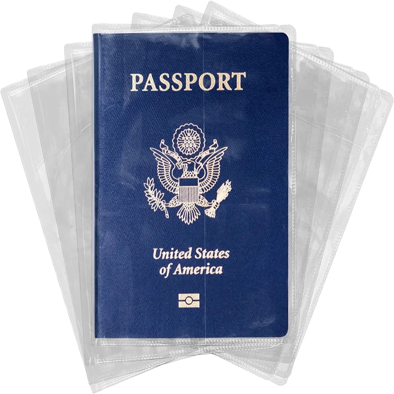 1/5/10/20 PCS Transparent Passport Protective Cover PVC Travel Dirt Protection Passport Cover Waterproof Credit Card Holder Bags