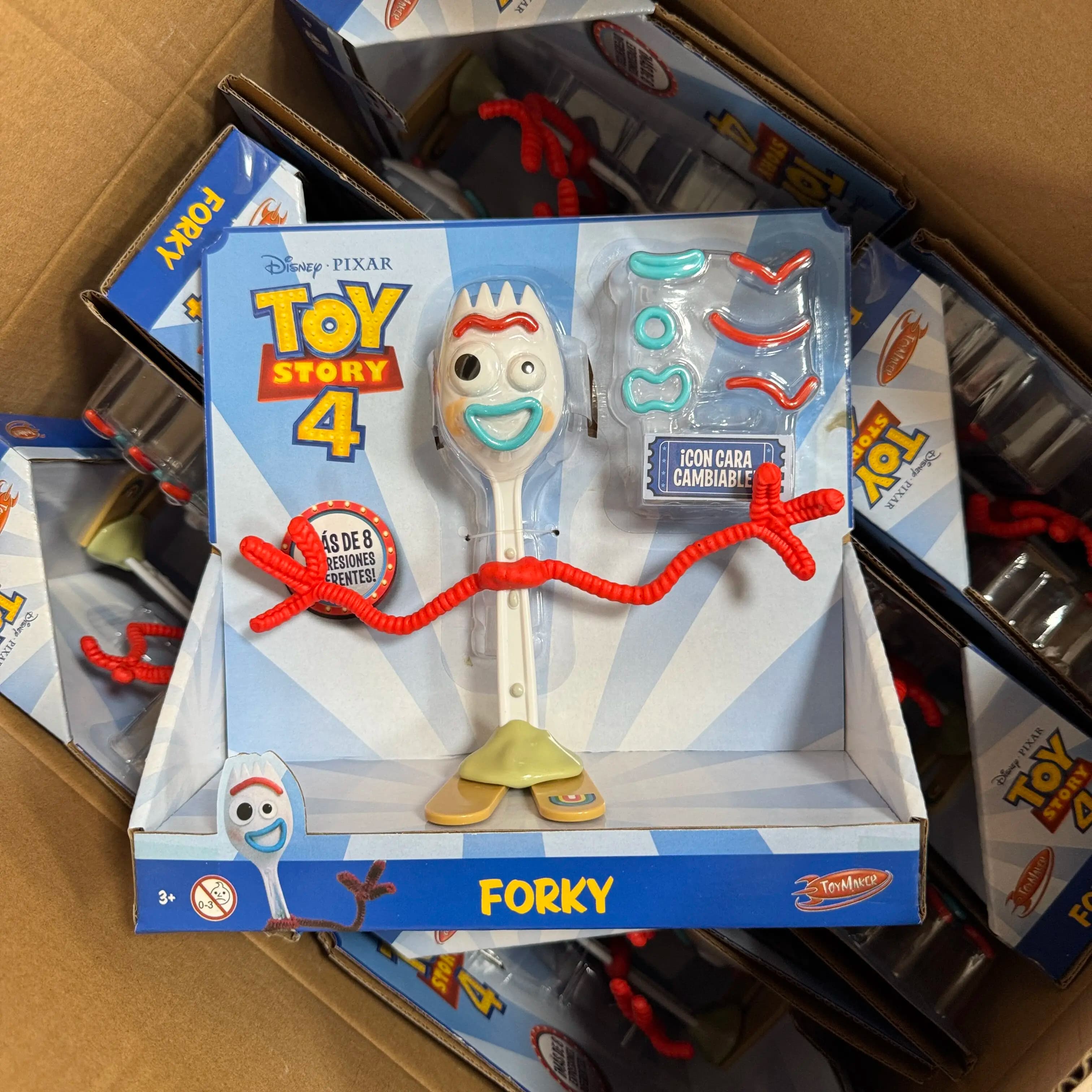 18cm Toy Story5 Original Forky Woody Buzz Interchangeable Toy Action Figure Anime Figurine Doll Gift