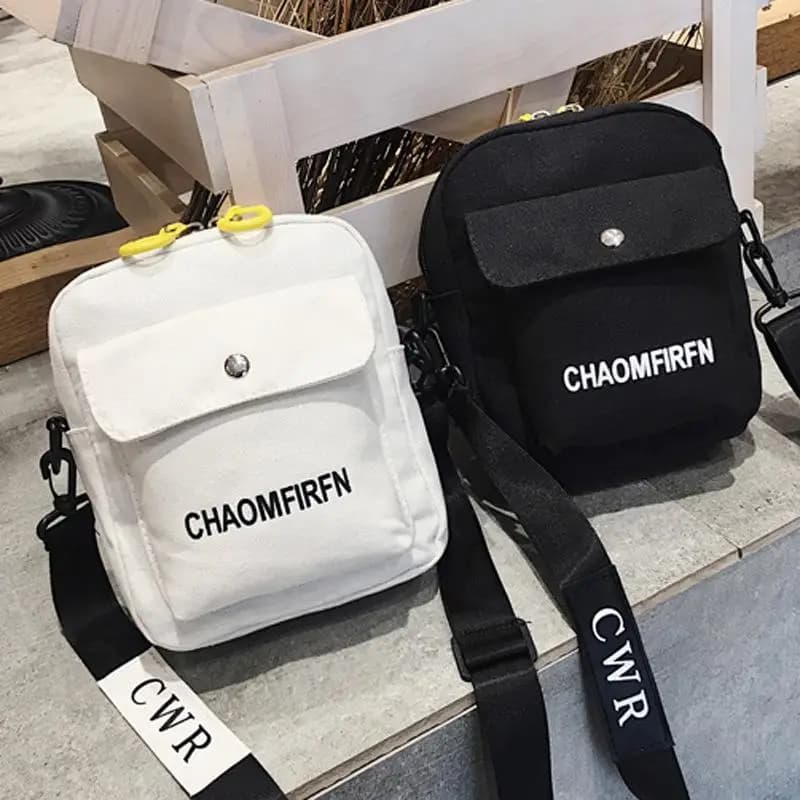 Women Shoulder Bag Fashion Pure Color Casual Tote Outdoor Bag Canvas Handbag Zipper Messenger Messenger Bags Sac Main Femme