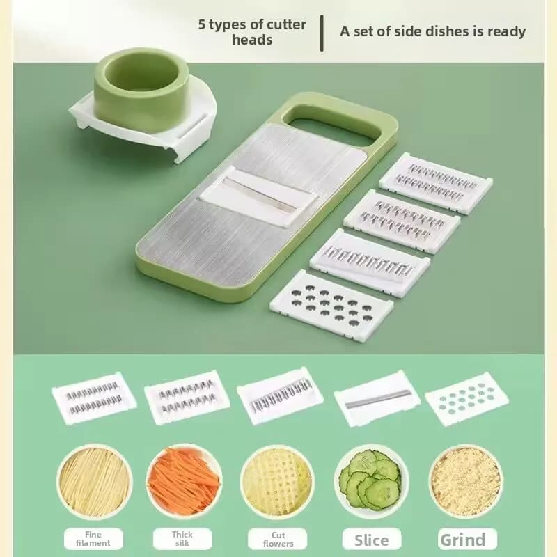 Kitchen Essentials Household Multi-functional Vegetable Cutter Shredder Stainless Steel Anti-cutting Hand Planer Slicer Slicer