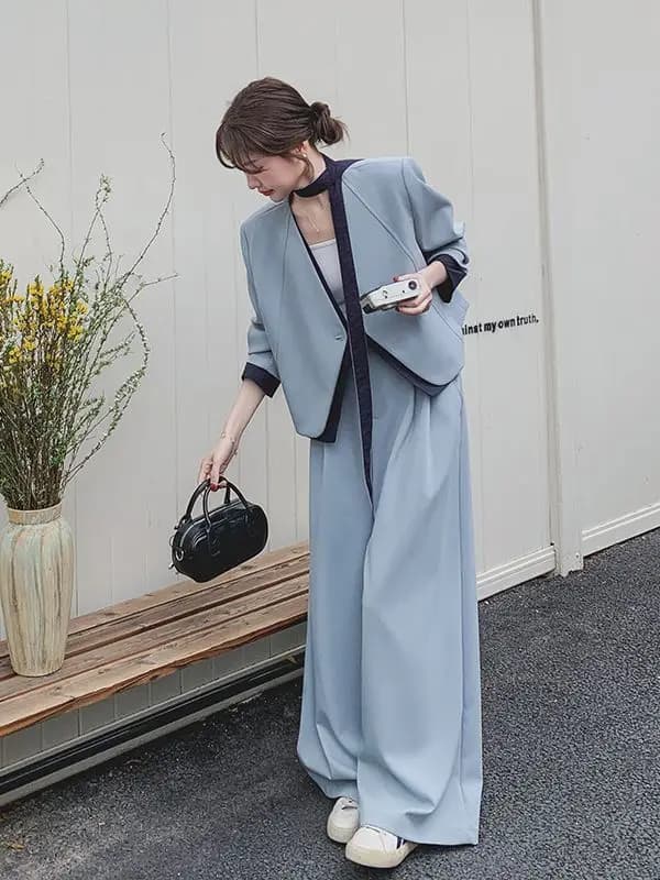 Two-piece Suit for Women's Spring and Autumn 2025 Korean Casual Suit