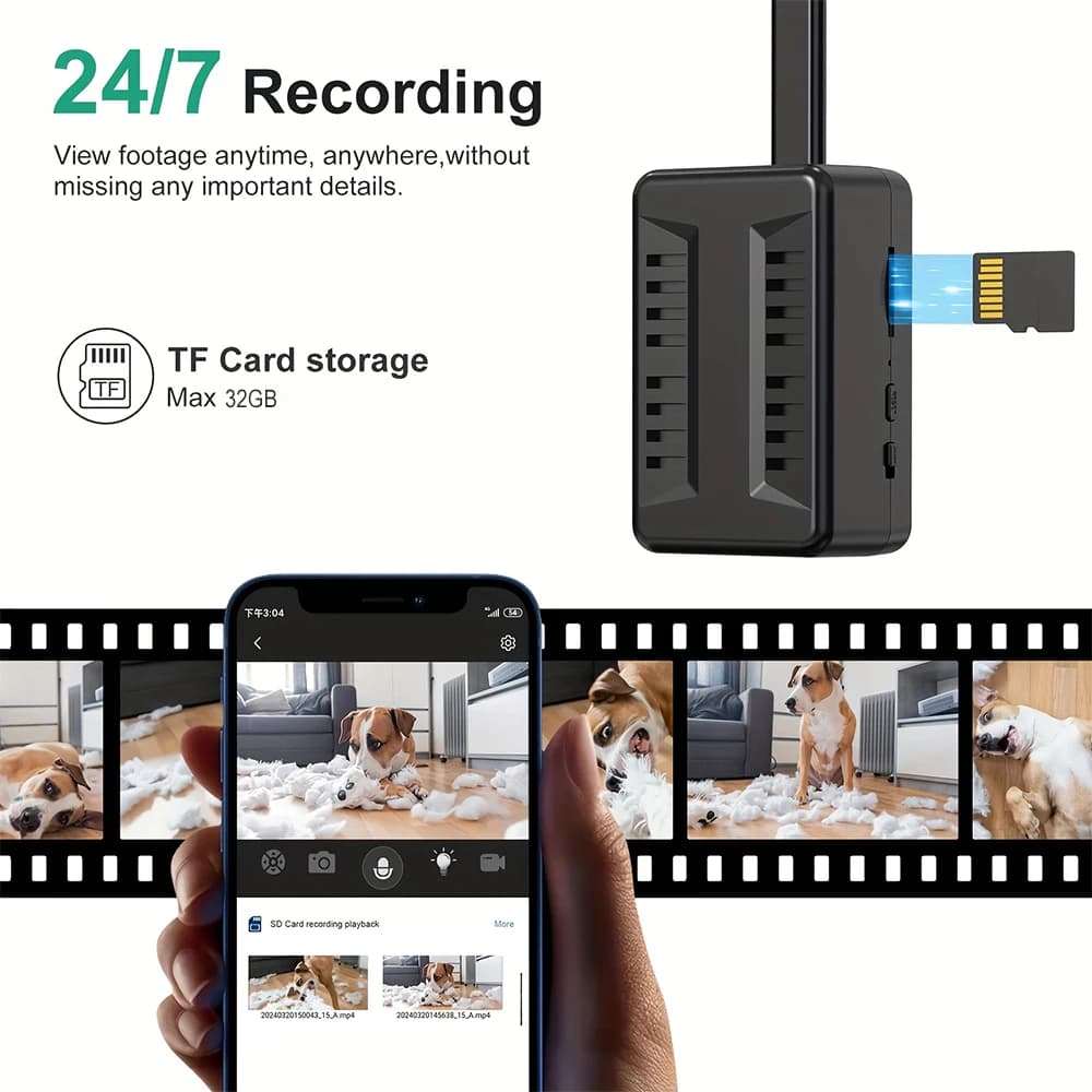 Mini WiFi Camera HD 1080P Flexible Lens Cable Motion Detection Remote Viewing Mini WiFi Camera for Home and Office Monitoring