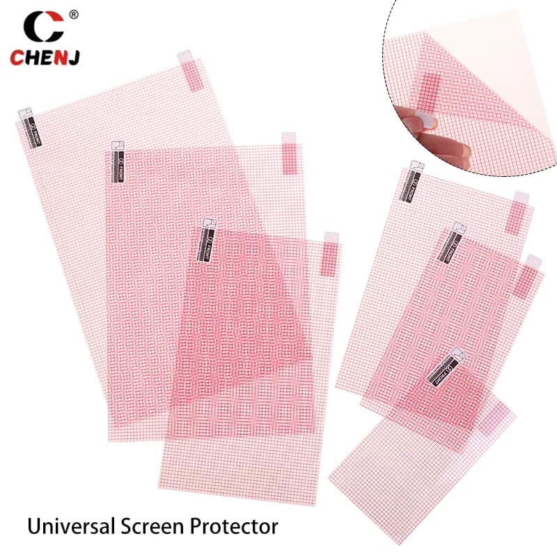 2pcs/set Universal Screen Protector 5/6/7/8/9/10/11/12 Inch Smart Phone Tablet GPS LCD/MP3 4 Protective Film Accessories