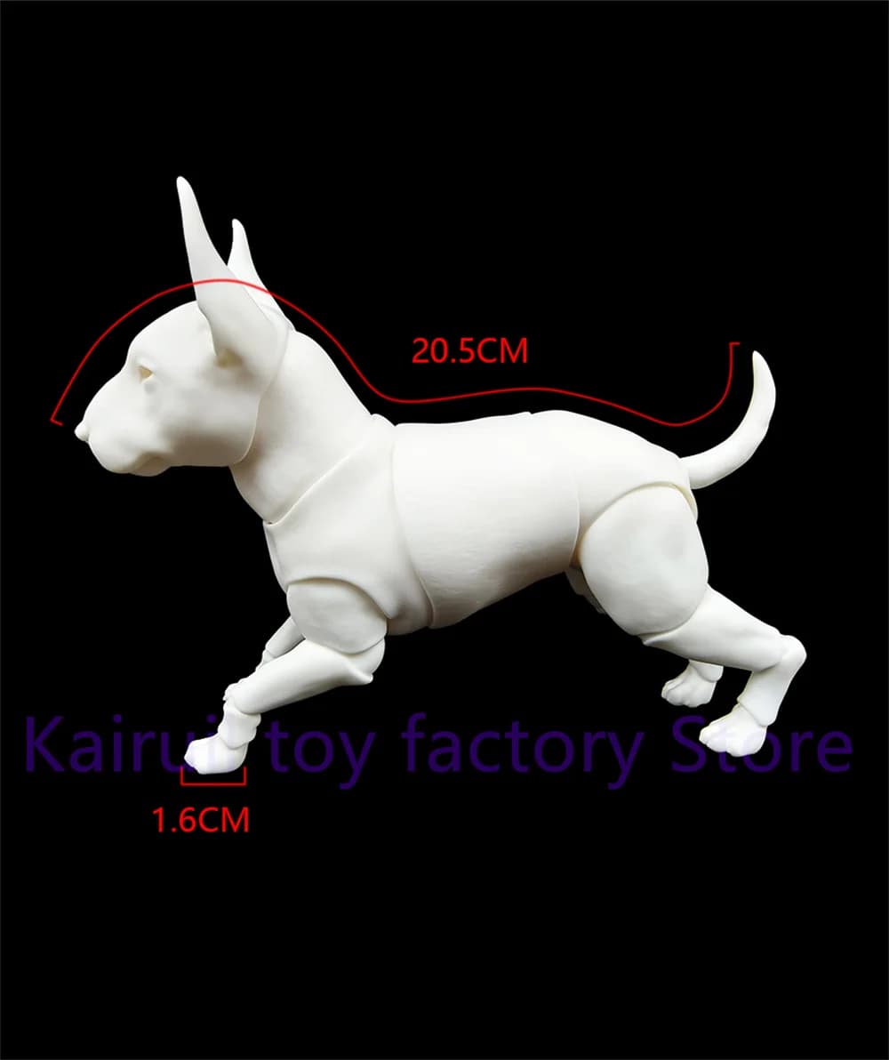 Bull dog puppy 1/6 points bjd doll doll cute pet free eyes