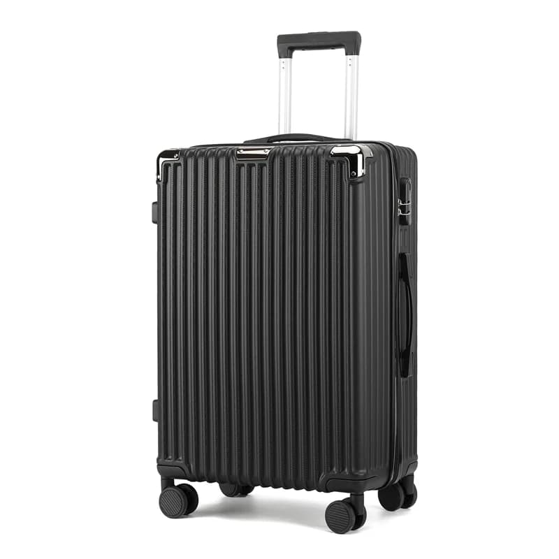 Men's Luggage 22-24 Inch Large Capacity Thickened Durable Travel Suitcase with Password Lock Student Suitcase Leather Carry-On