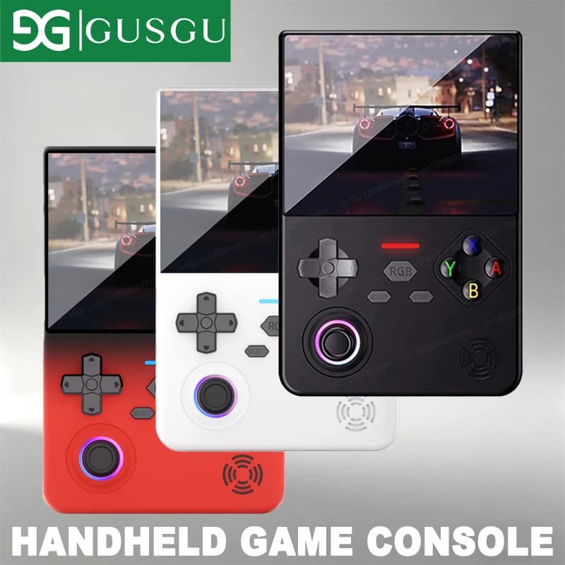 GUSGU H7 Handheld Game Console 4.5" IPS 64 Bit Linux System Built-in Retro Emulator Player 4000mAh Long Standby 64G/128G Options
