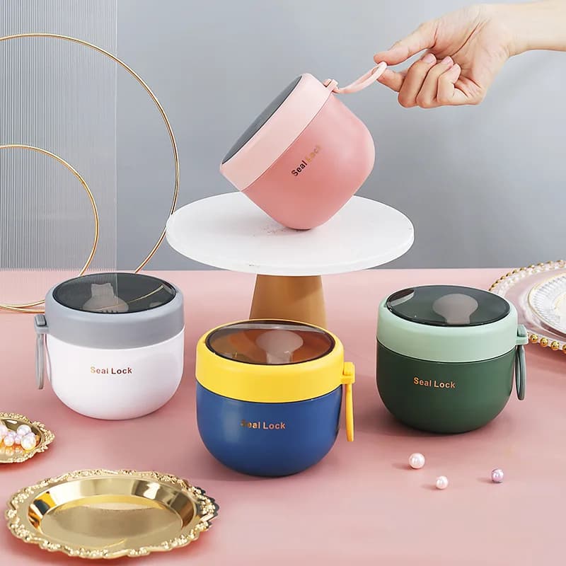 Breakfast Cup, Bento Box, Lunch Box, Portable Lunch Food Soup Container, Portable Kitchen Utensils