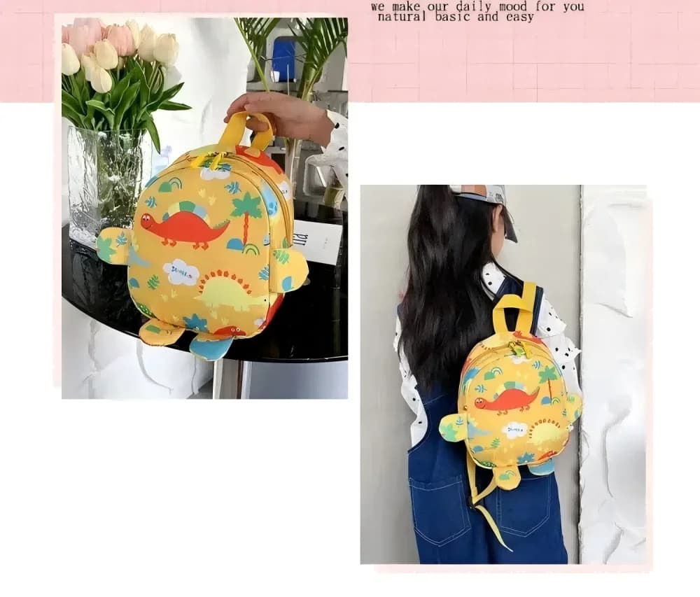 Cute Cartoon Dinosaur Baby Backpacks Kindergarten Schoolbag Children Boys Girls School Bags Adjustable Animals Kid Backpack