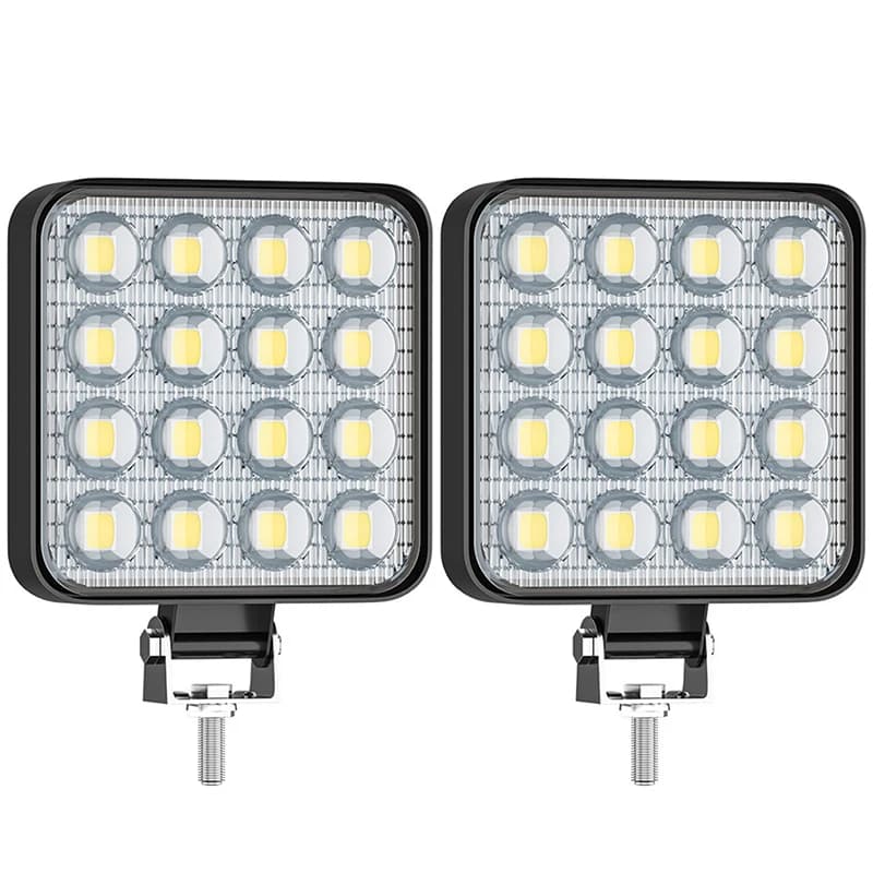 Car LED Work Light 48 W DC 12/ 24 Volts 6000K White Universal Truck Auto Bulbs motorcycle Auto Truck Off Road Accessories