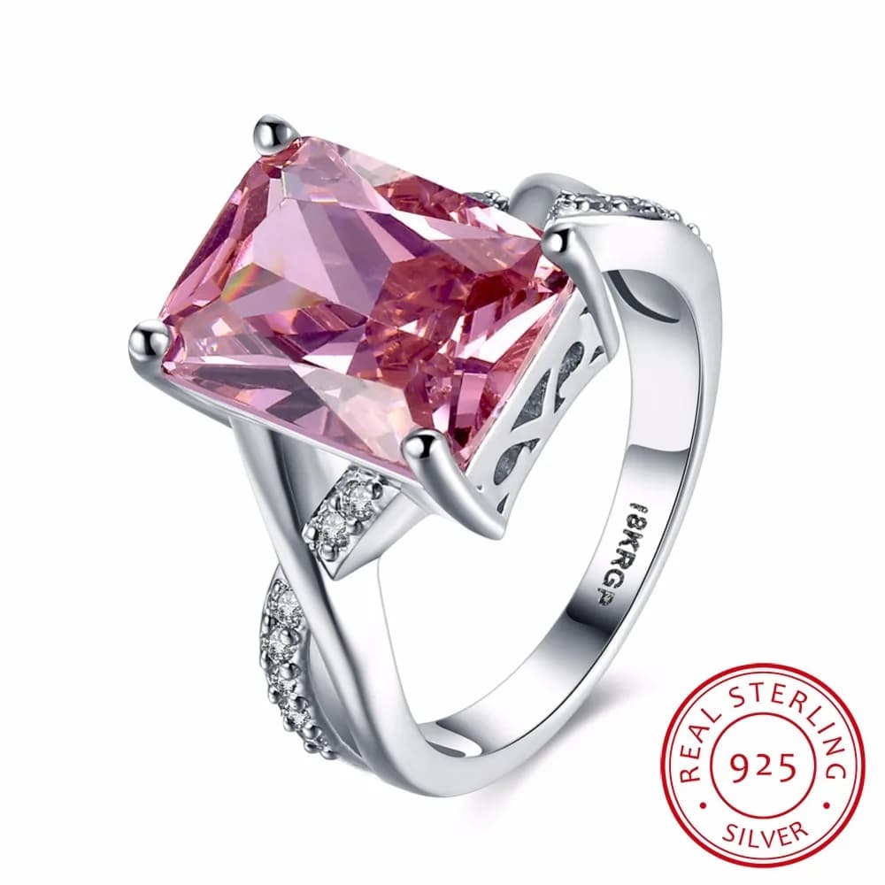 Wholesale Limited New Arrival Plant Trendy Unisex Sale Authentic Crystals Fine Jewelry Ring Ring