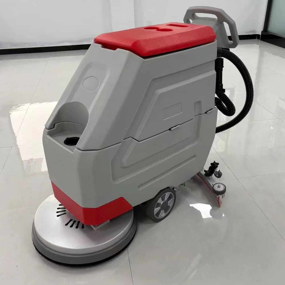 Professional Floor Sweeper Industrial Road Cleaning Washer Machine Walk-behind Floor Scrubber for Factory Workshop Supermarket