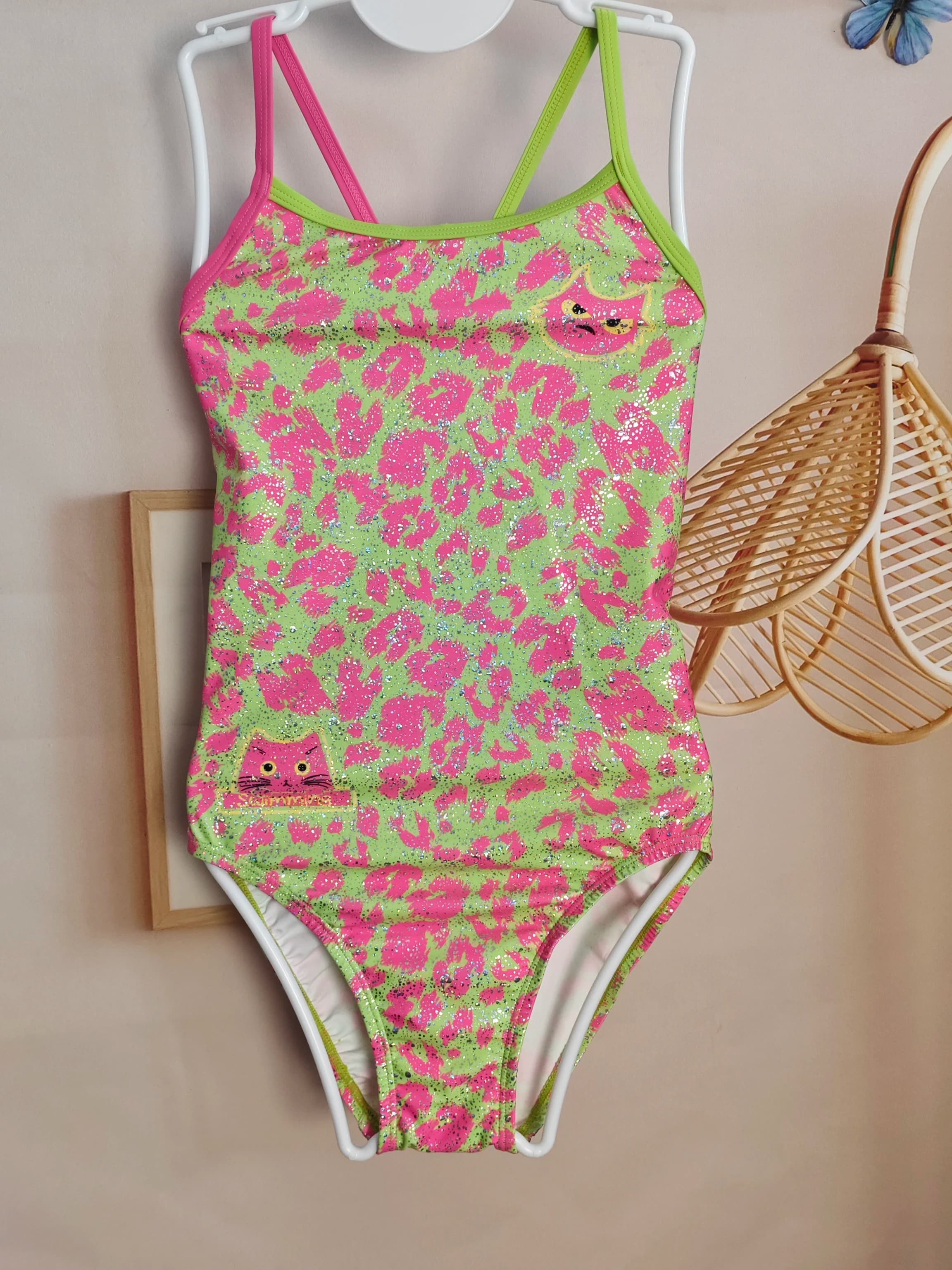 Women's Professional Racing One-Piece Swimsuit Design No Chest Pad Quick Dry Vacation Style Swimming Competition Suit