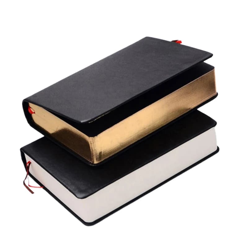 Vintage Thick Paper Notebook Notepad Leather Bible Diary Book Journals Agenda Planner School Office Stationery Supplies
