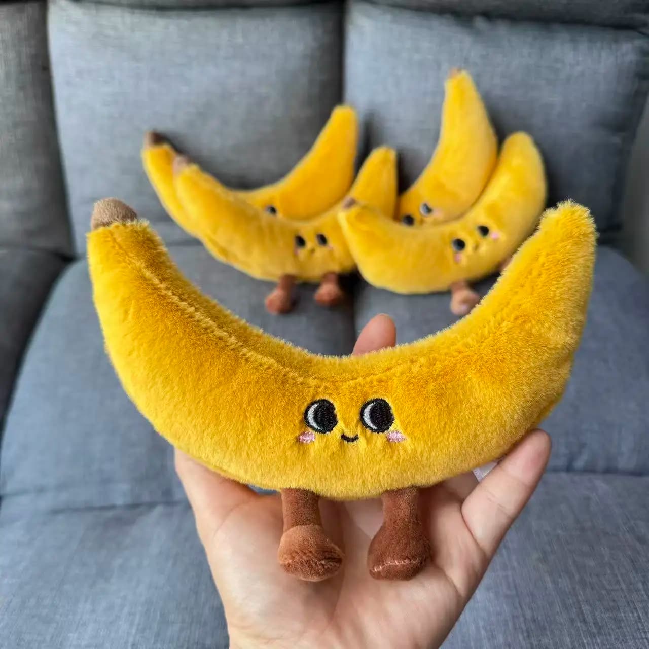 Simulation Stuffed Fruit Banana Soft Cute Cartoon Plush Toys Stuffed Fruit Doll Banana Plush Doll For Baby Kids Gifts