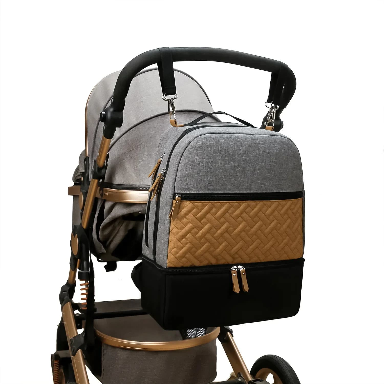 New Baby Diaper Bag Backpack Multifunctional Waterproof Maternity Nappy Bags Mommy Travel Backpack Stroller Bag Baby Nappy Cares