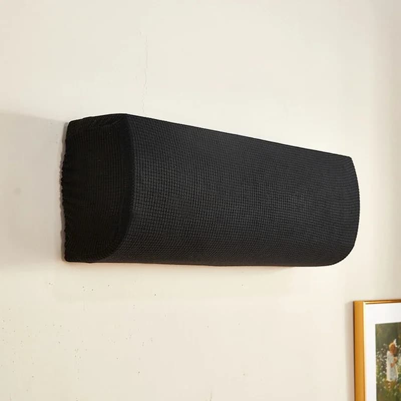 Air Conditioner Dust Cover Case Solid Color Home Decor Soft Wall Mounted Protector Protective Easy Cleaning Cover Classic Dust
