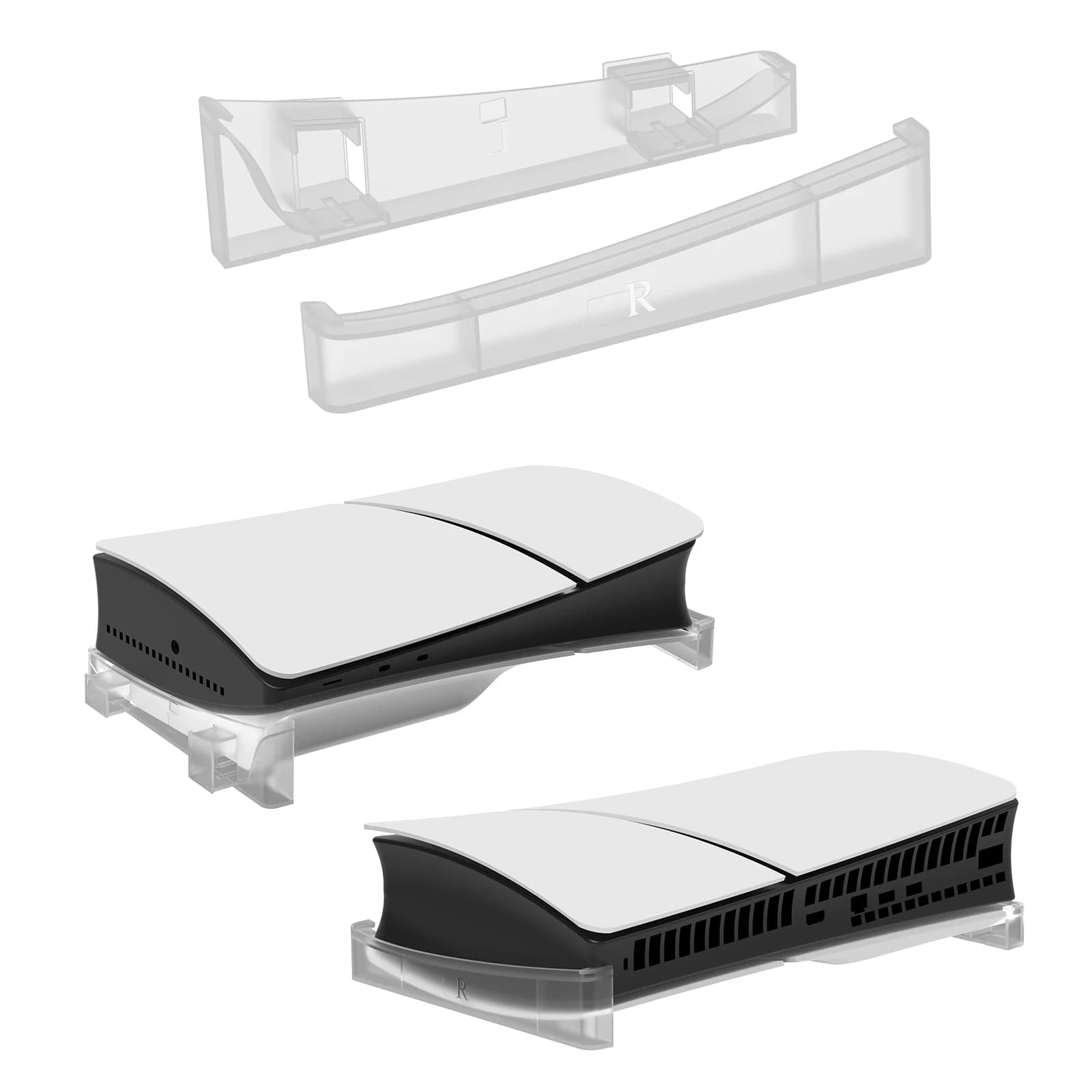 Holder For Ps5 slim Host Horizontal Display Stand For Ps 5 slim Console Host Display transparently Holder Accessories