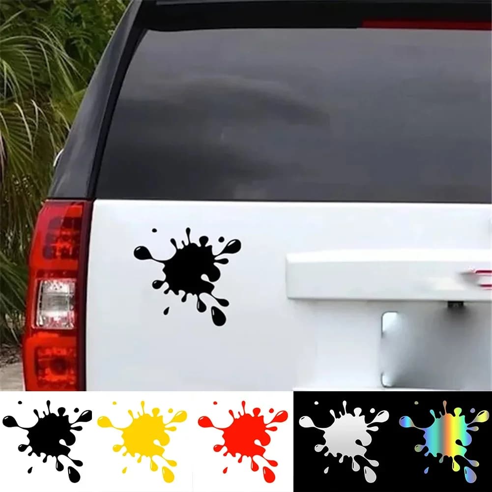 Creative Stain Imprint Car Stickers Interesting Scratch Blocking Vinyl Decals Car Door Glass Bumper Decorative Stickers Car Part