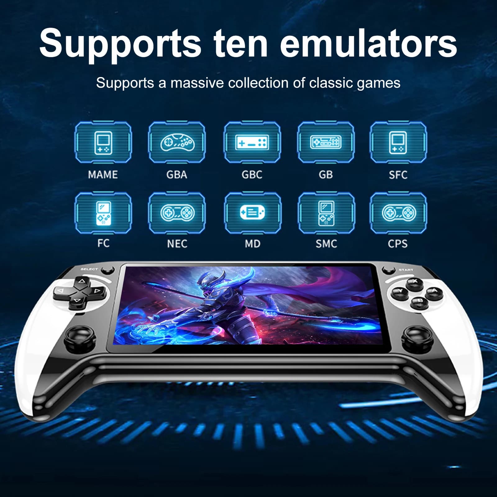 Handheld Game Console 5.5 Inch Screen Retro Gaming Console Retro Handheld Video Game Console for Kids and Adults