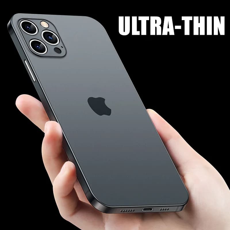 Ultra Thin Matte Phone Case For Iphone 11 12 13 14 15 16 Plus Pro Max Mini X Xr XsMax Slim Cover Cases