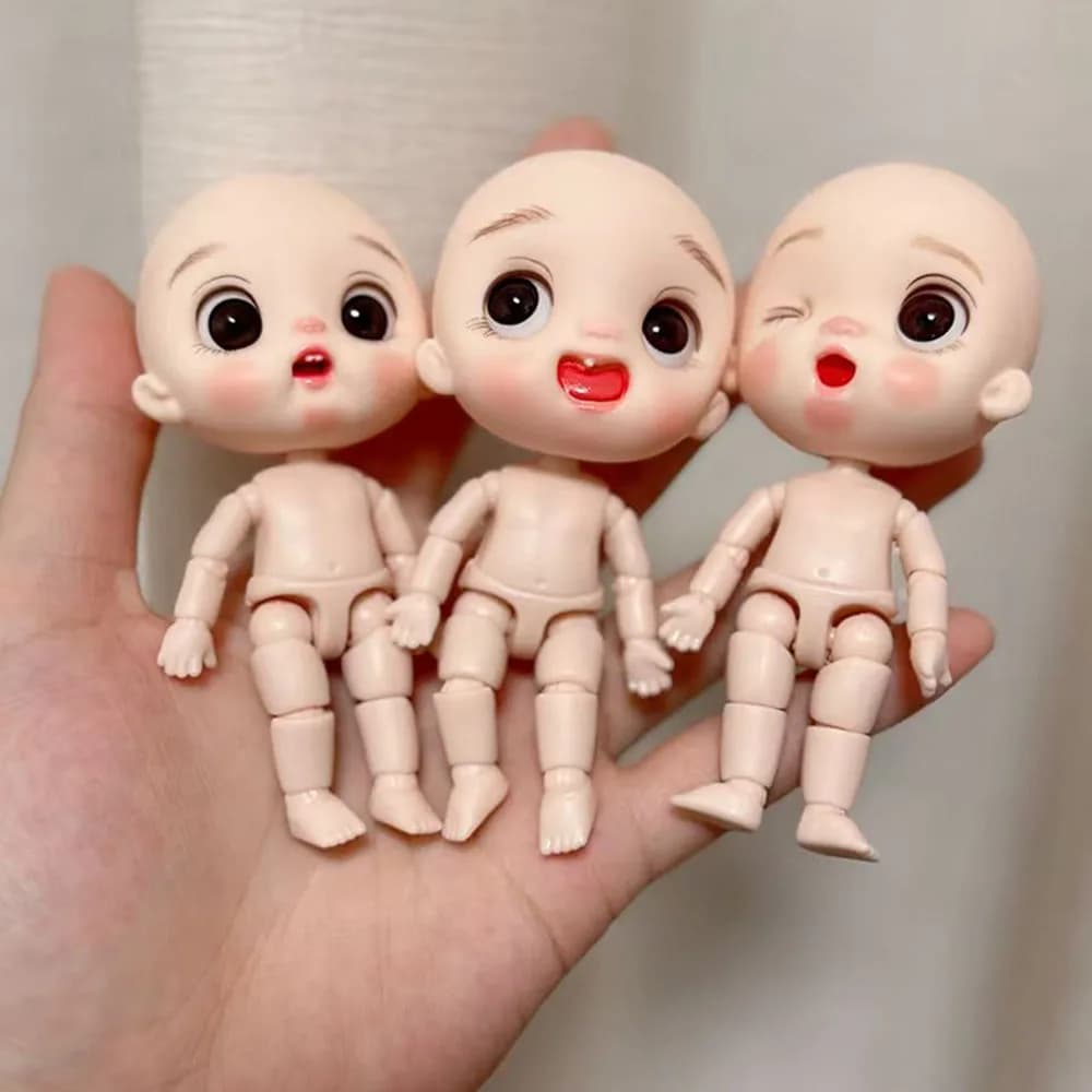 9cm Doll 1/12 BJD Doll Multi Joint Movable Doll Cute Naked Doll Kids Girls Toy Gift Toys for Girls