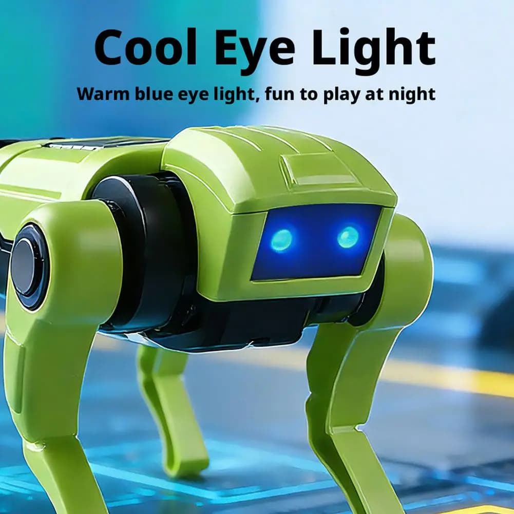 Rc Robot Children's Remote Control Mechanical Dog Toy Science Teaching Diy Assembling Model Electric Set Toys for Boys Kids Gift