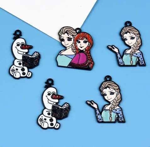 10 pcs Cartoon Charms Enamel Charms Pendants for Jewelry Making Necklaces Earrings Braceltes DIY Crafts Gifts