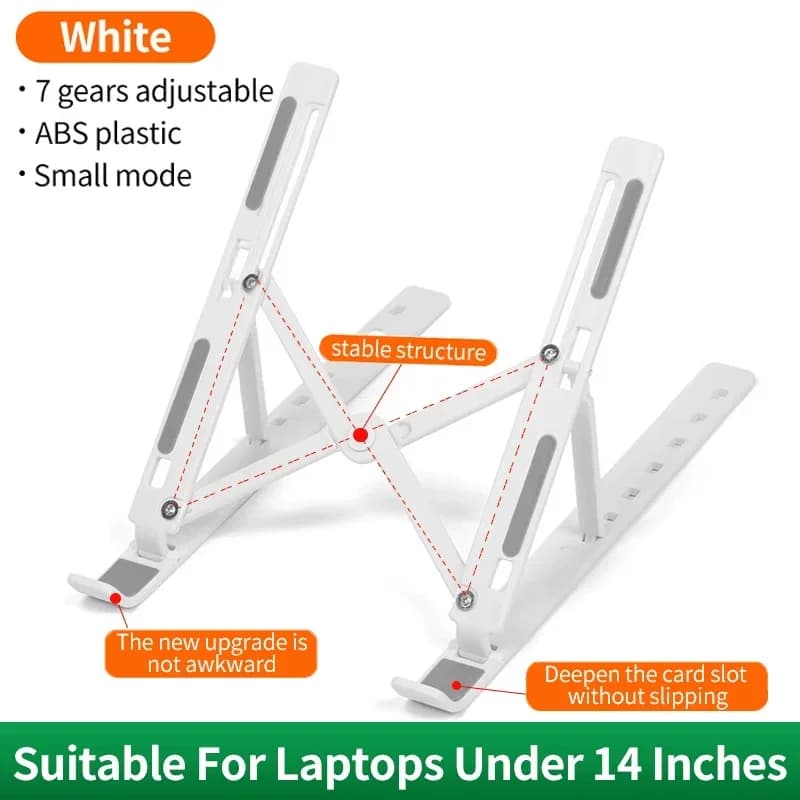 Adjustable Laptop Holder Foldable Computer Monitor Holder Portable Notebook Stand For Macbook Air iPad Tablets Base Accessories