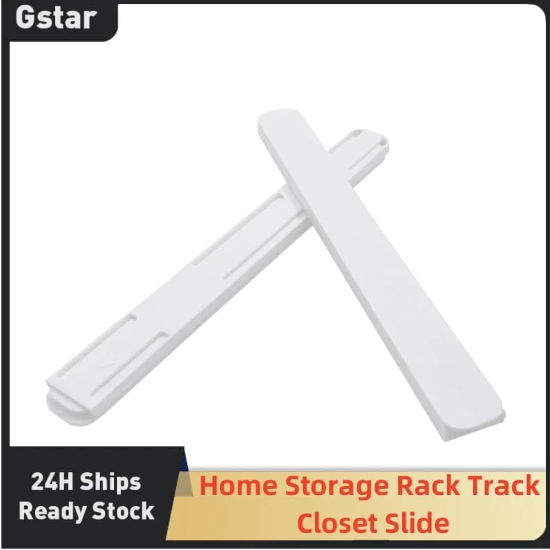 HOT Home Storage Rack Track Closet Slide Home Kitchen Bedroom Storage Accessories Pullout Track Drawer Basket Pull Rail Slides