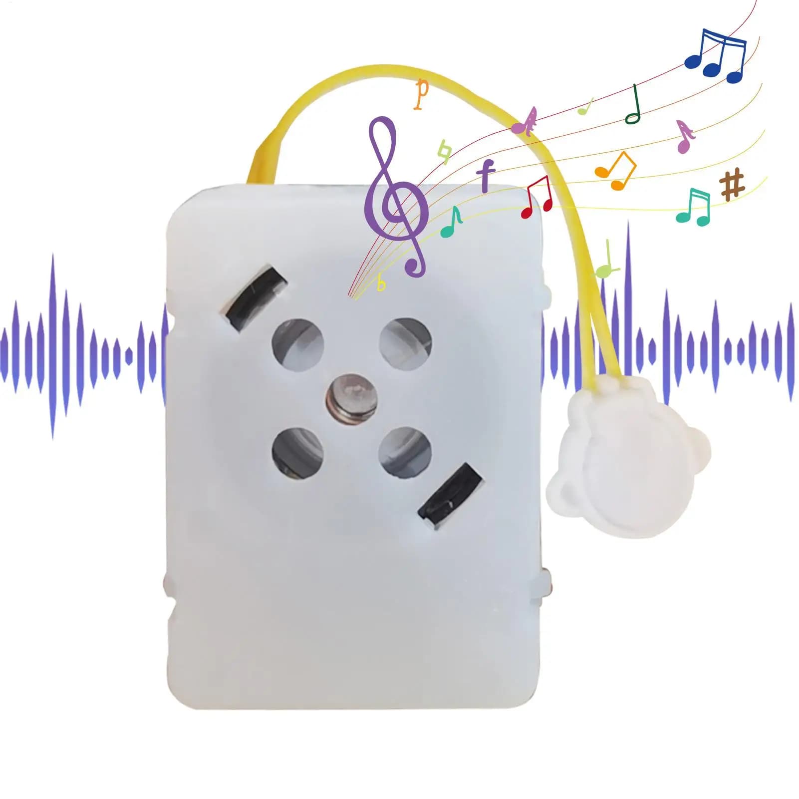 Stuffed Animal Sound Recorder Button Sound Box Toys Recording Device Plush Toy Custom Messages Recorder Voice Box