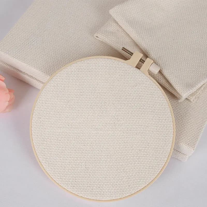 Punch Needle Embroidery Kit Craft Monks Cloth Needlework Cotton Fabric DIY Adjustable Magic Pen Handmade Crafts Tufting Hoop