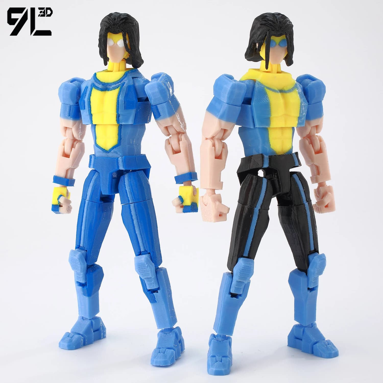 9L3D Titan 13 Invincible Figure Multi-Jointed Movable 3D Printed Dummy 13 Robo Action Figurine Statues Full Body Mechanical Doll