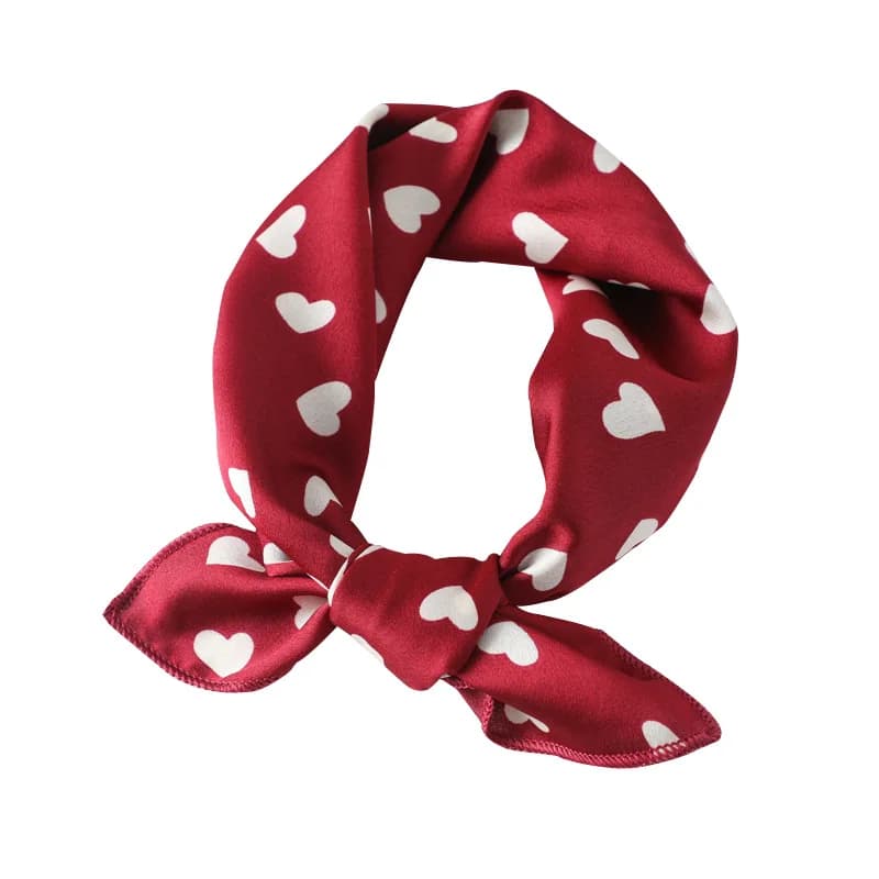 Women scarf 50*50cm Square Skinny Retro Head small size silk hair scarves NeckerChief office lady print shawls foulard