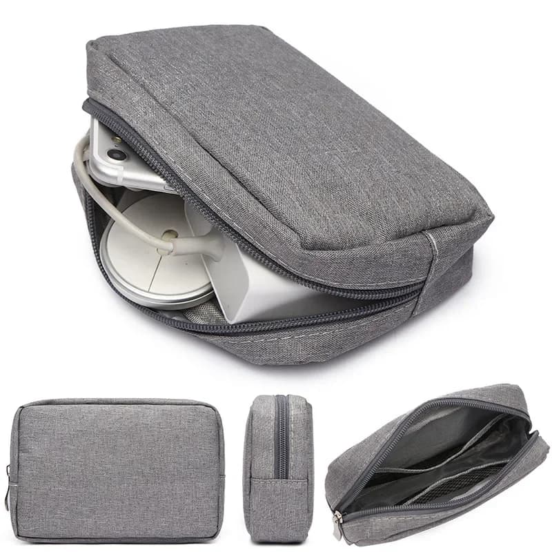 Storage Bag Cable Cord Organizer Travel Bag Small Electronics SD Card Power Bank Storage Bag