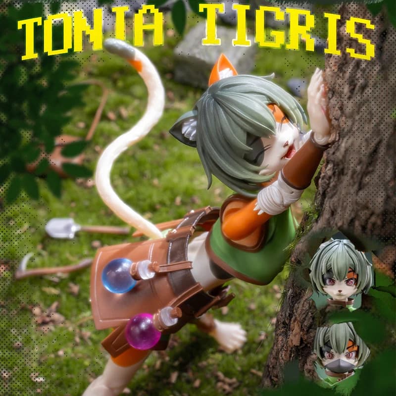 In Stock Originate LADoTOYS ERA-002 TONIA TIGRIS HERBAL IST Ver. Model Toys 1/12 Cat Beautiful Girl MYSTIC LAND Furry Fandom