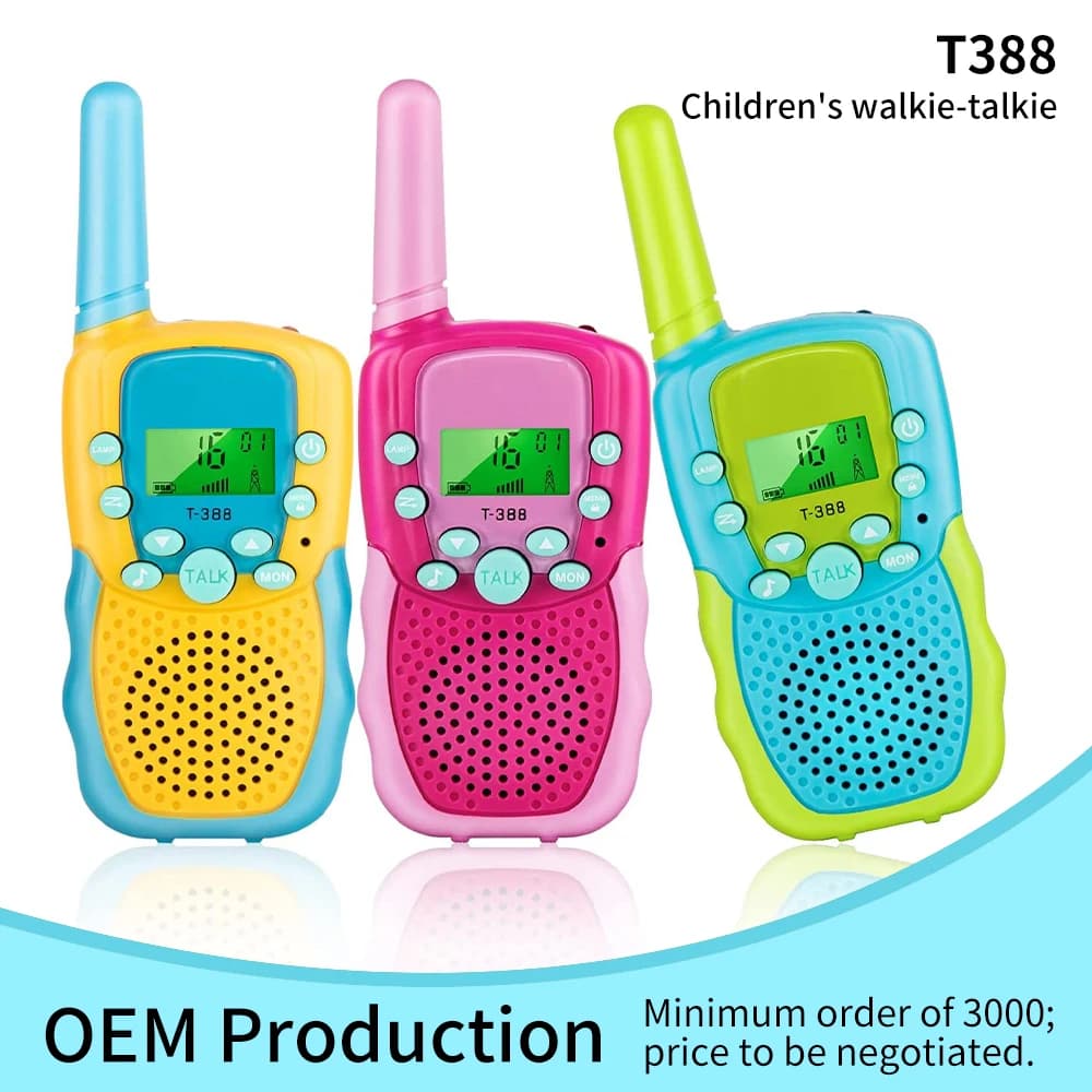 Walkie Talkie Children Toy 3KM Long Range Wireless Interphone Parent-Child Interaction Intercom Communication Toys For Kids Gift